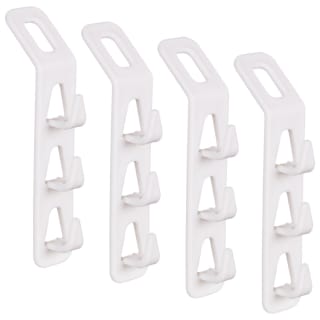 B&M Space Saving Hanger Organisation Hooks 4pk