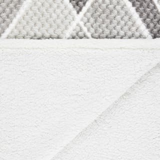 B&M Simply Geo Waffle Throw - Grey