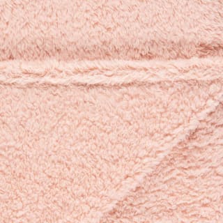 B&M Simply Two Tone Teddy Throw - Blush