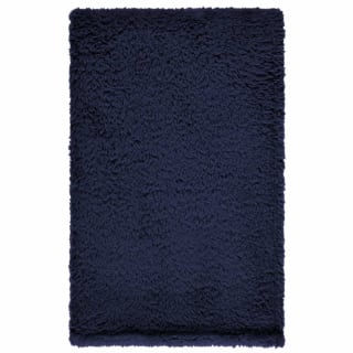 B&M Simply Teddy Navy Rolled Throw