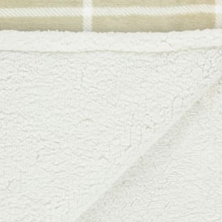  Winston Sage Check Sherpa Throw