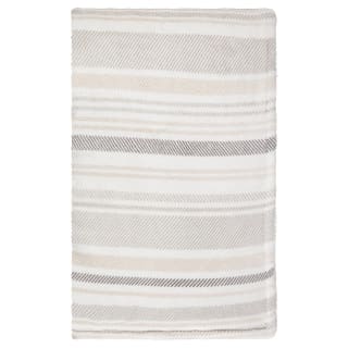  Winston Grey Stripe Sherpa Throw
