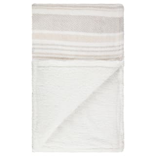  Winston Grey Stripe Sherpa Throw