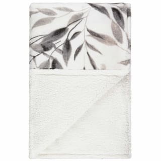  Winston Mono Leaf Sherpa Throw