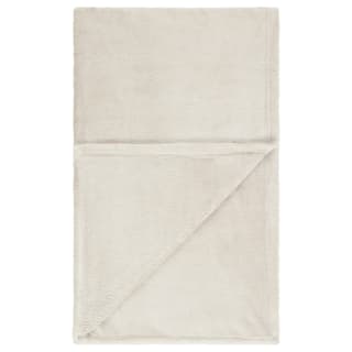  Large Cream Fleece Throw