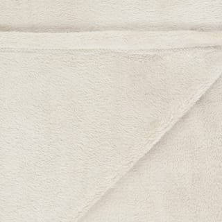  Large Cream Fleece Throw