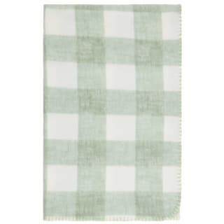  Simply Sage & Gingham Polar Fleece Throw 2pk