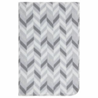  Simply Grey & Geo Print Polar Fleece Throw 2pk