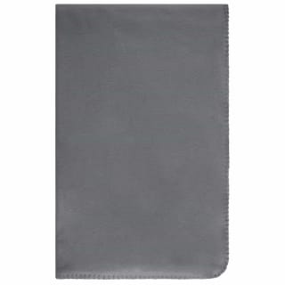  Simply Light Grey & Dark Grey Polar Fleece Throw 2pk