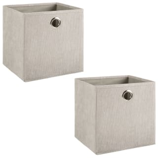  Lokken Cord Storage Cubes 2pk - Light Grey