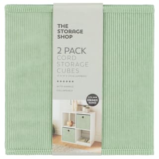  Lokken Cord Storage Cubes 2pk - Sage