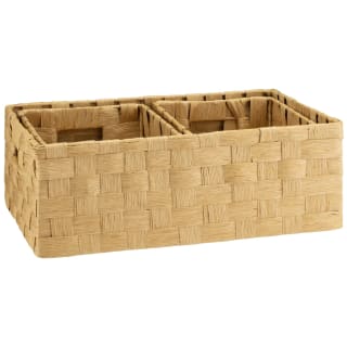 B&M Caen Set Of 3 Paper Rope Baskets - Natural