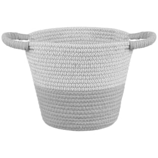 B&M Two Tone Rope Basket - Grey
