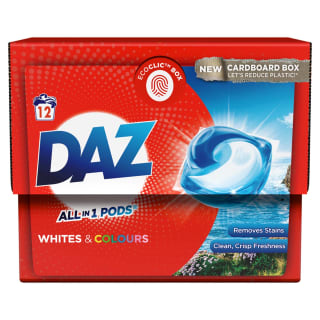  Daz All-in-One Laundry Pods 12W - Whites & Colours