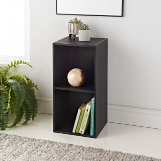  Lokken 2 Cube Shelving Unit - Black