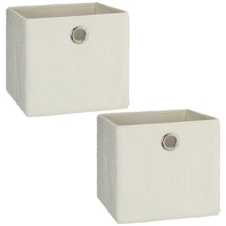  Lokken Teddy Storage Cubes 2pk - Cream