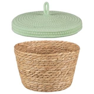 B&M Kendall Basket With Lid - Green
