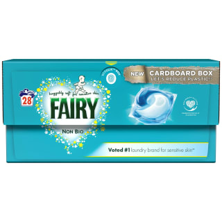  Fairy ECOCLIC® Non Bio Washing Liquid Pods - 28pk