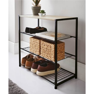 B&M Michigan 4 Tier Multi Purpose Shoe Storage