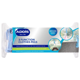  Addis 3 Function Clothes Pegs