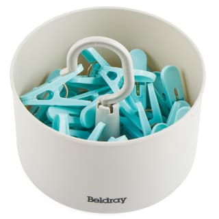  Beldray Ultra-Grip Clothes Pegs With Hanging Basket 24pk