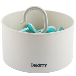  Beldray Ultra-Grip Clothes Pegs With Hanging Basket 24pk