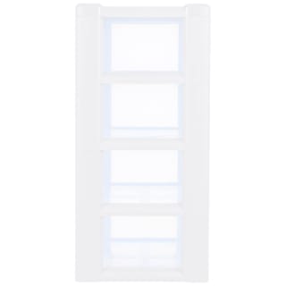 B&M White 4 Tier Drawers