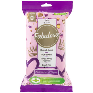  Fabulosa Anti Bacterial Wipes 80pk - Diva