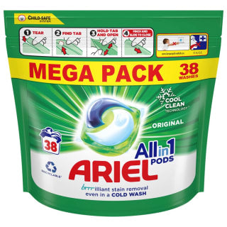  Ariel Original All-in-1 Pods 38 Washes