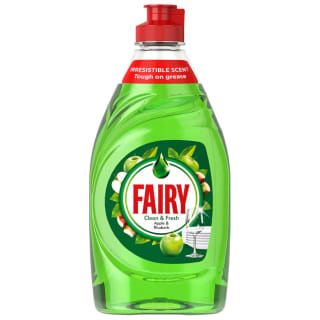  Fairy Clean & Fresh Washing Up Liquid 320ml - Apple & Rhubarb